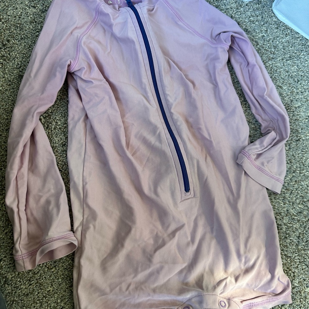 3T Primary UPF Swim Bundle (3 pieces)- Rash Guard, One-piece & New Swim bottoms